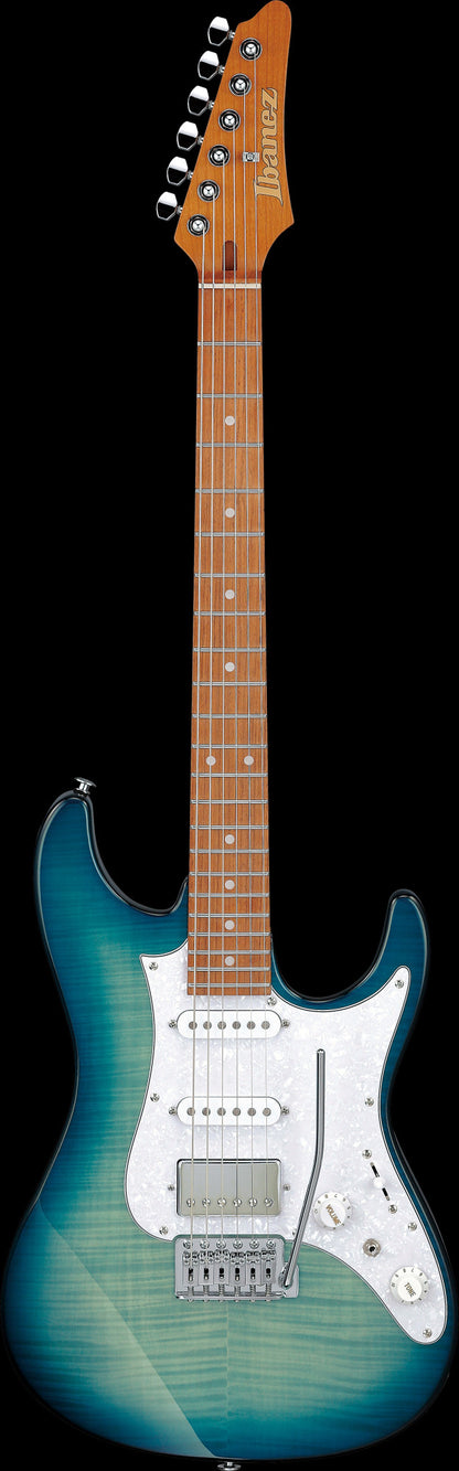 IBANEZ AZ Electric Guitar 6-String - Transparent Turquoise Burst