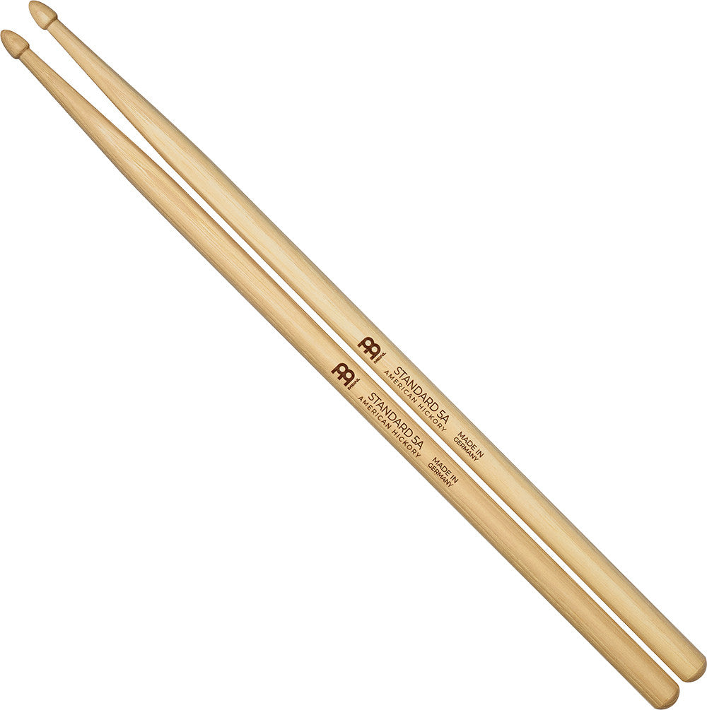 MEINL Cymbals HCS Bonus Pack with 13" Hihat + 14" Crash + 10" Splash - + MEINL Stick & Brush SB106 Hybrid Drumsticks