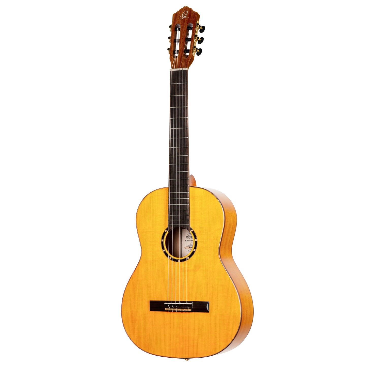 ORTEGA Family Series Pro 4/4 Classical Guitar 6 String - Solid North American Spruce + Gig Bag