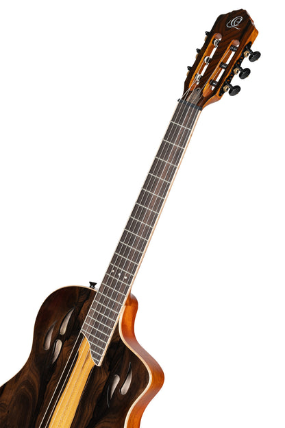 ORTEGA TourPlayer Series 4/4 size Nylon String Guitar 6-String + Pro Gig Bag