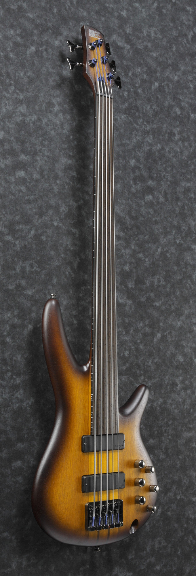 IBANEZ Bass Workshop SR E-Bass 5-String Fretless - Brown Burst Flat
