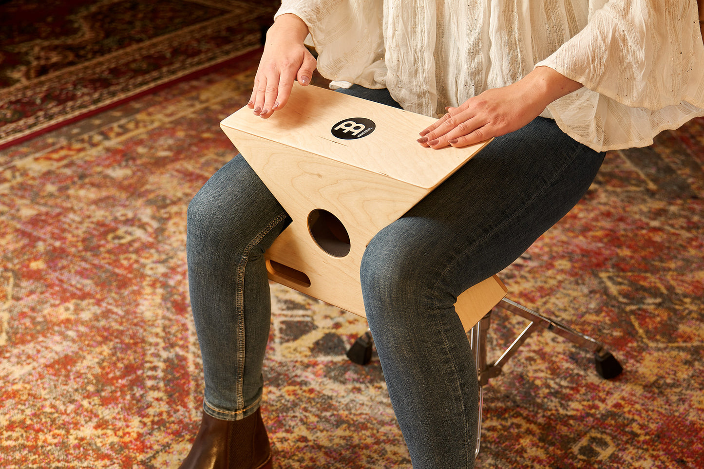 MEINL Percussion Hybrid Slaptop Cajon - Baltic Birch