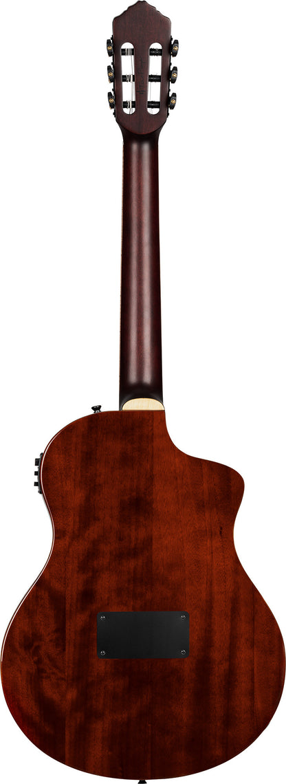 ORTEGA TourPlayer DeLuxe Nylon String Guitar 6-String Lefty - Acacia Burst + Gig Bag