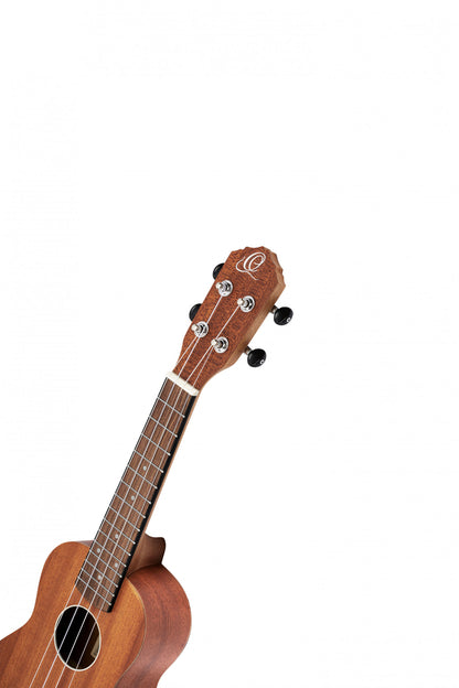 ORTEGA Timber Series Soprano Ukulele 4 String - Sapele Natural + Bag
