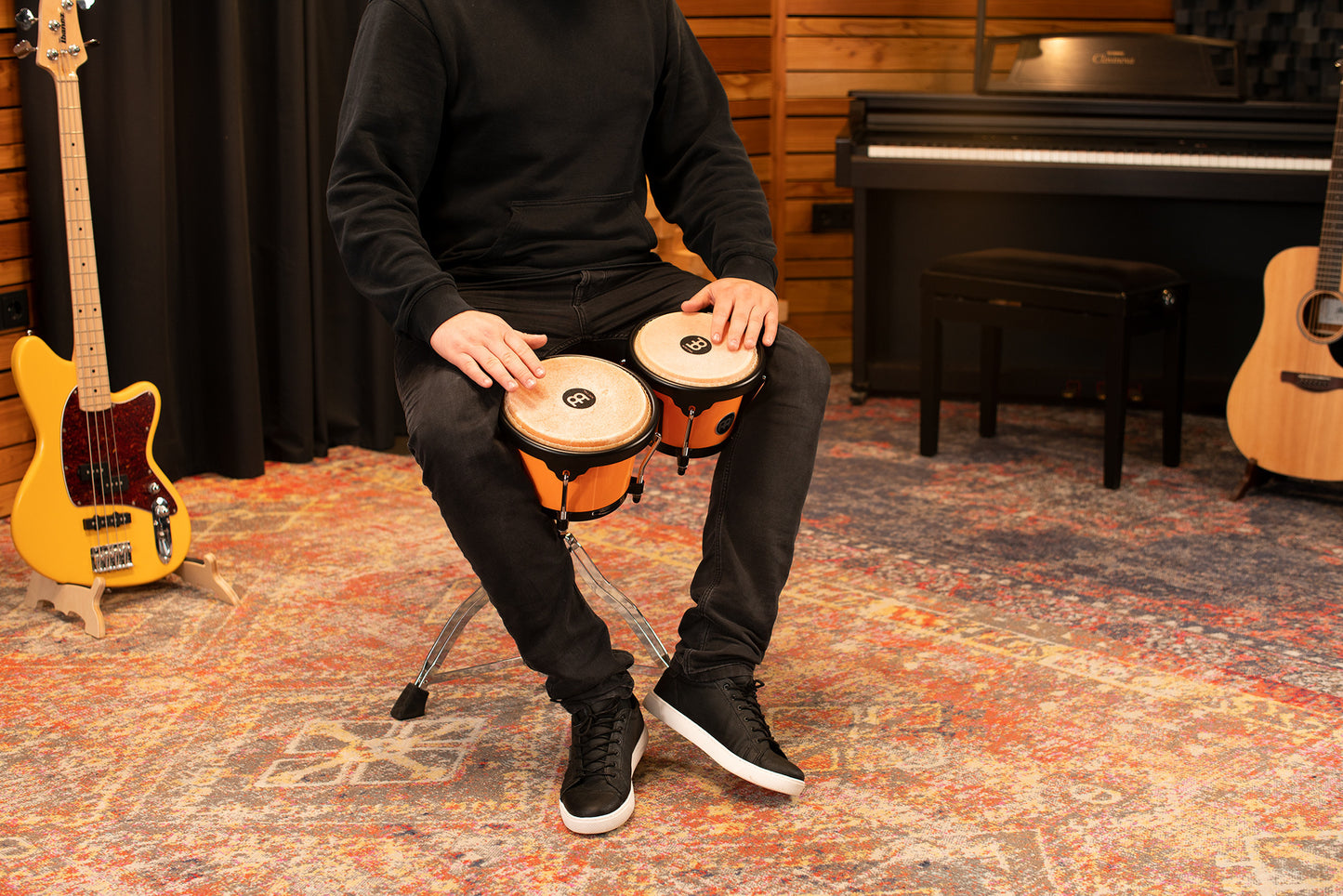 MEINL Percussion Journey Series Bongo 6 1/2" Macho & 7 1/2" Hembra - Creamsicle