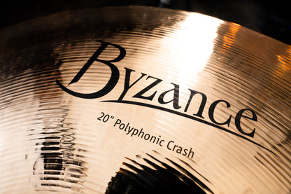 MEINL Cymbals Byzance Brilliant Polyphonic Crash - 20"