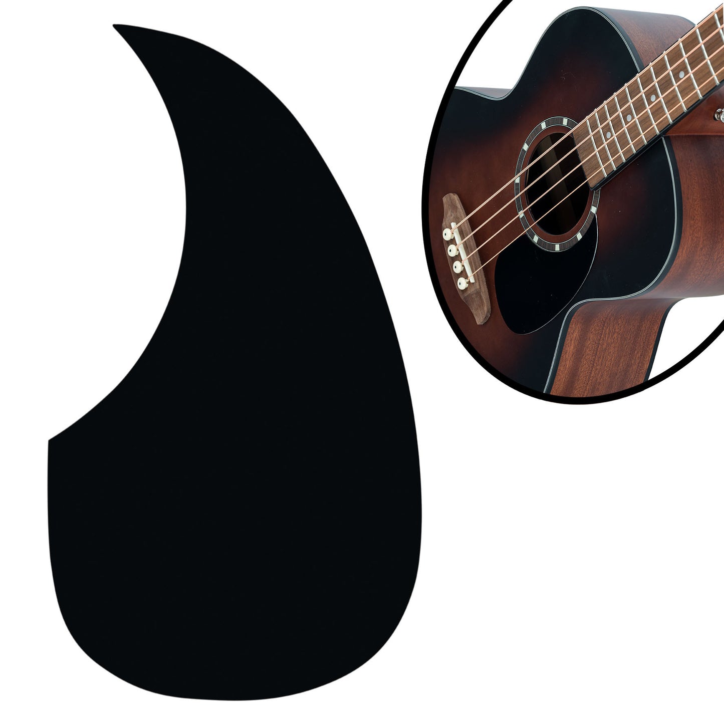 ORTEGA Deep Series 7 Medium Scale Acoustic Bass 4 String - Spruce / Mahogany Bourbon Fade