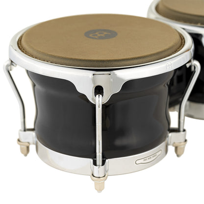 MEINL Percussion Free Ride Fiberglass Bongo 7" Macho & 8 1/2" Hembra - Black