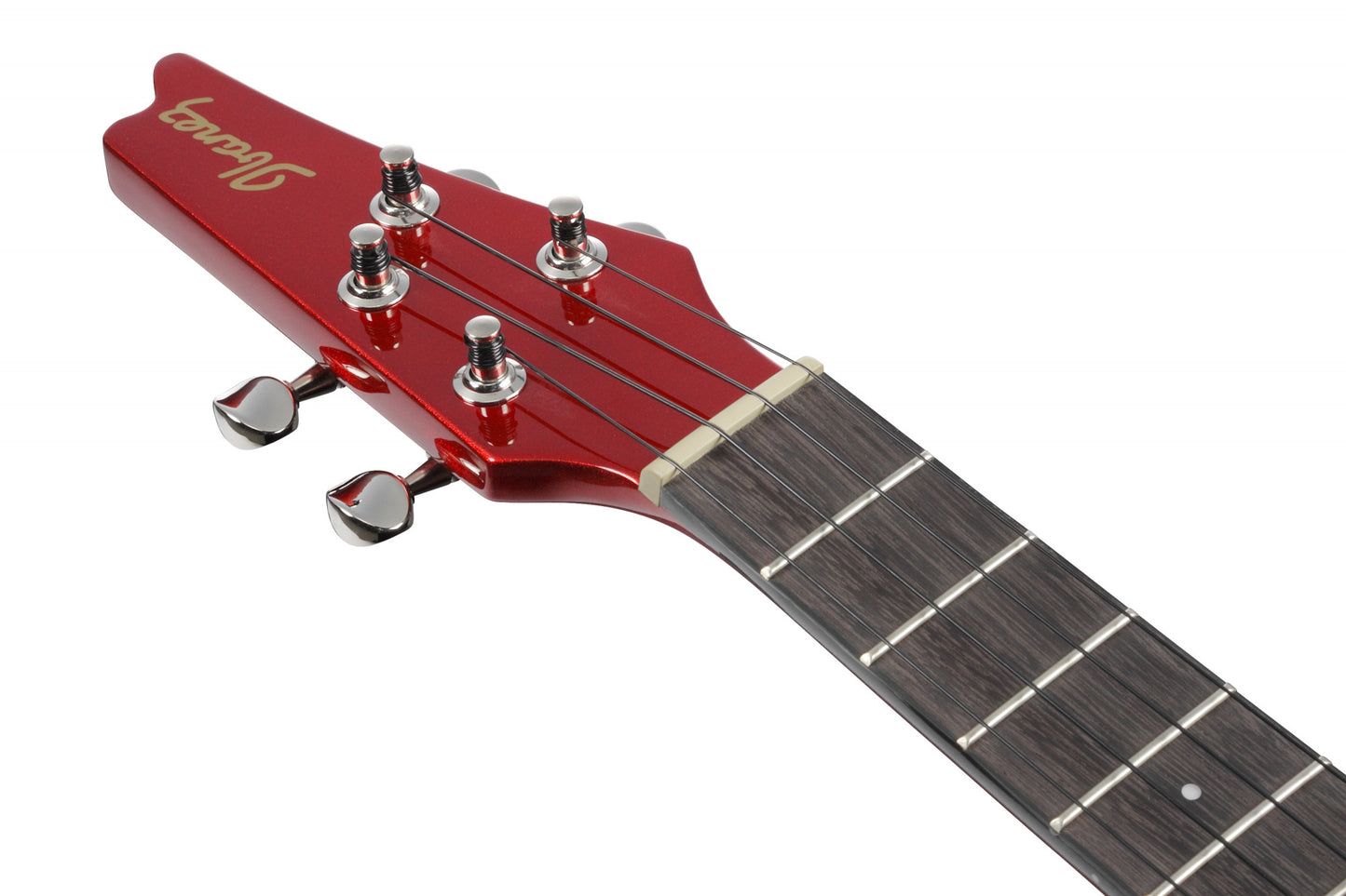 IBANEZ Iceman Tenor Ukulele 4-String - Candy Apple + Gig Bag