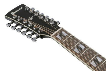 IBANEZ Artwood AJ Acoustic Guitar12-String - Black High Gloss