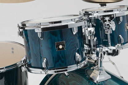 TAMA Superstar Classic Drum Set 7 teilig - Gloss Sapphire Lacebark Pine/Chrom HW + SM5W Hardware Kit