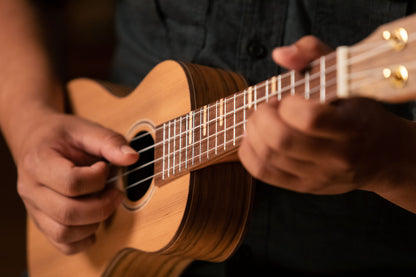 ORTEGA Timber Series Concert Ukulele 4 String - Solid Cedar / Walnut Natural + Bag