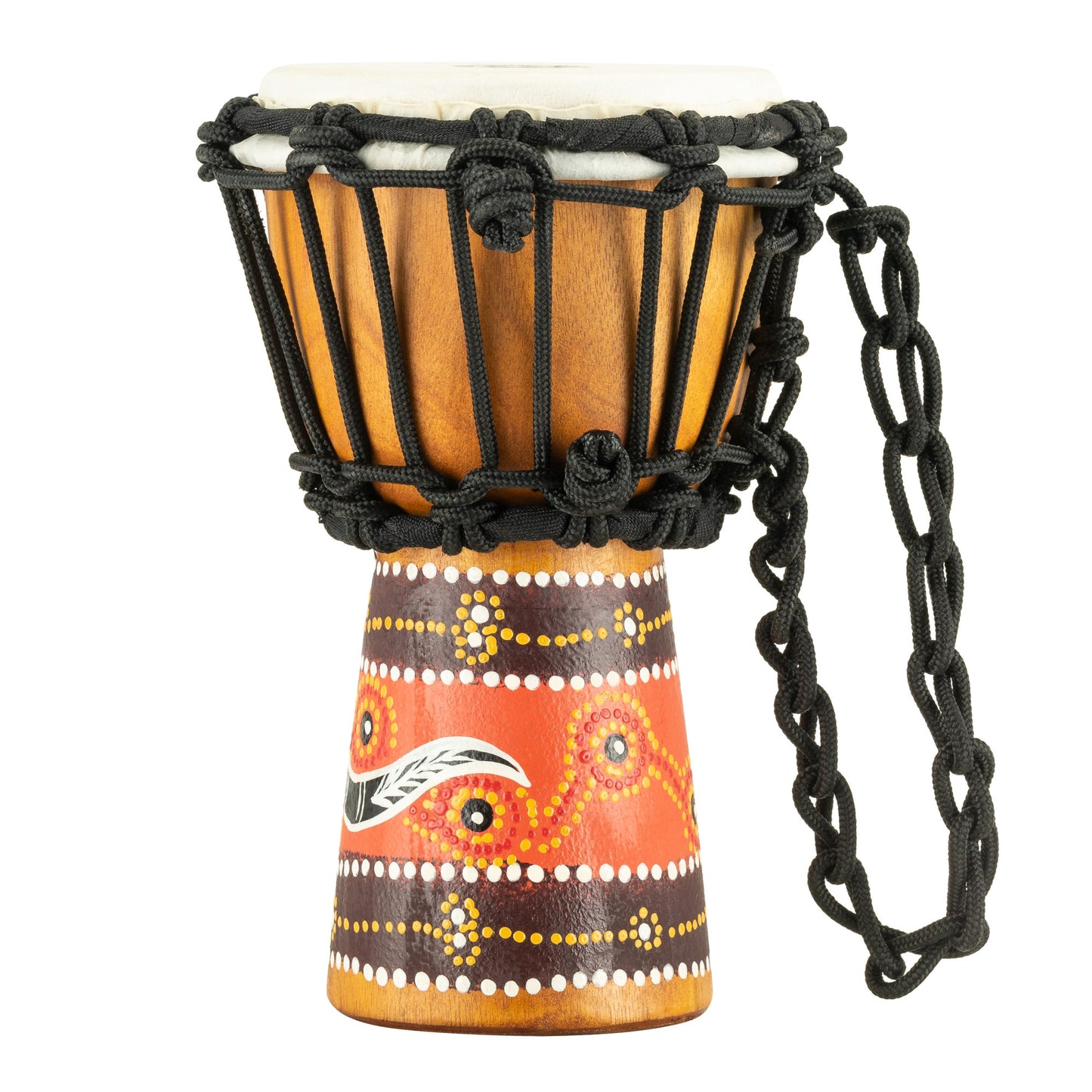 MEINL Percussion African Style Mini Djembe 4 1/2" - Python Design