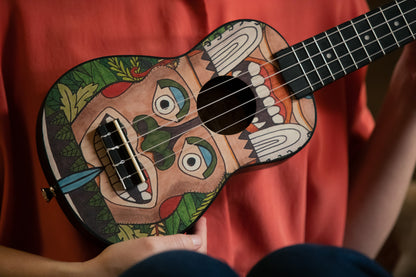KEIKI K2 Series Soprano Ukulele Set - Agathis / ABS Totem