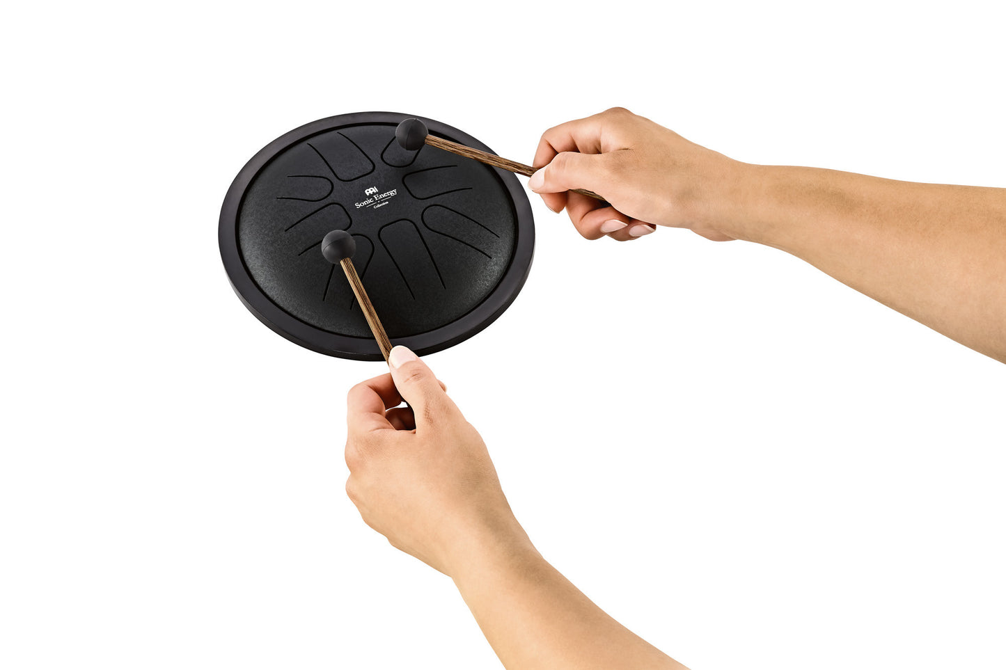 MEINL Sonic Energy Small Steel Tongue Drum 7" - F Moll/8 Töne/440 Hz - schwarz