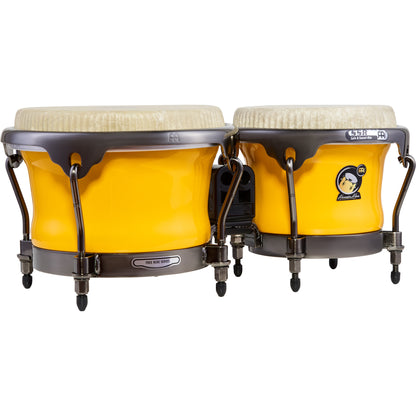 MEINL Percussion Artist Series Alexandra Alban Signature 7" & 8 1/2" Bongo - Sunrise Yellow