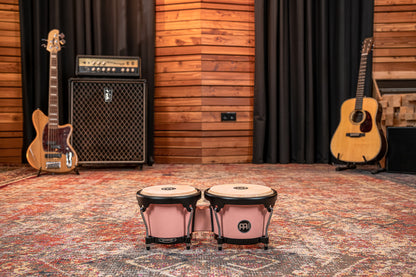 MEINL Percussion Journey Series Bongo 6 1/2" Macho & 7 1/2" Hembra - Flamingo Pink