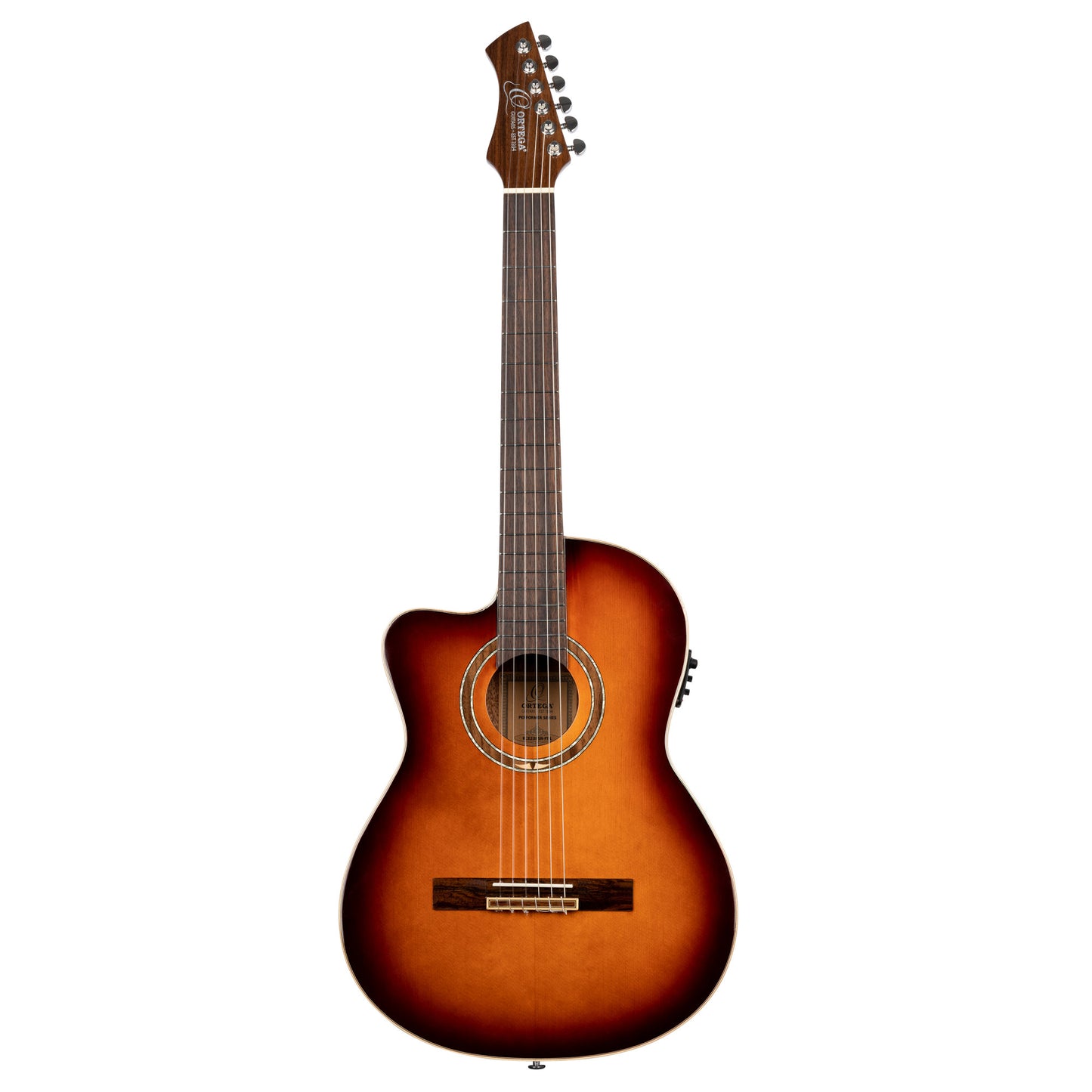 ORTEGA Performer Series 4/4 Konzertgitarre 6-String Lefty - Sunburst + Gigbag