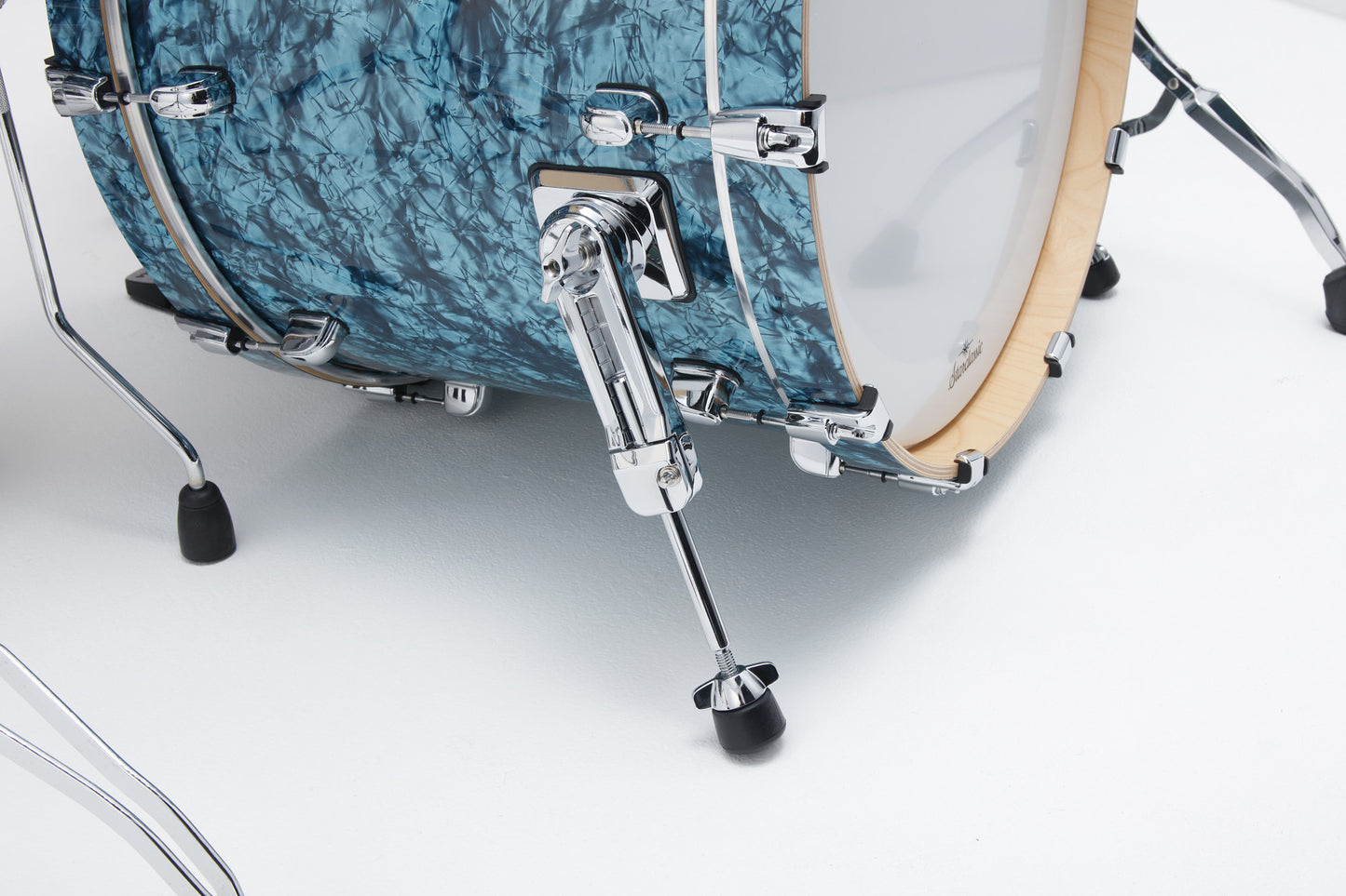 TAMA Starclassic Walnut/Birch Duracover Wrap Bass Drum 22" x 16" - Turquoise Pearl/Chrome HW/without Mount