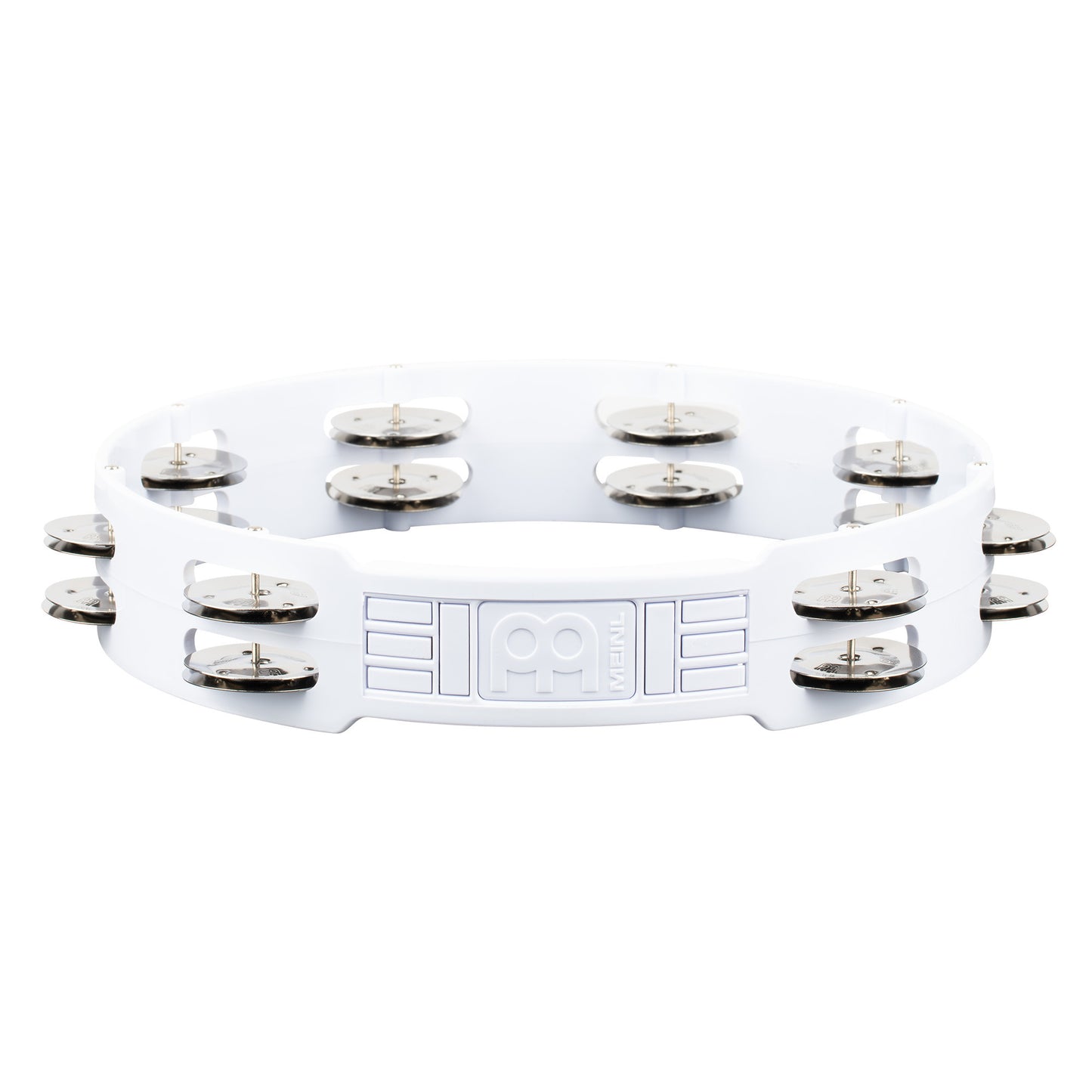 MEINL Percussion Headliner® Series Molded ABS Tambourine - 10" White