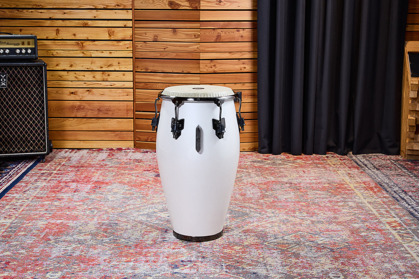 MEINL Percussion Artist Series Roberto Serrano Tumba 12 1/2" /REMO® Fiberskyn Heads - Pearl White