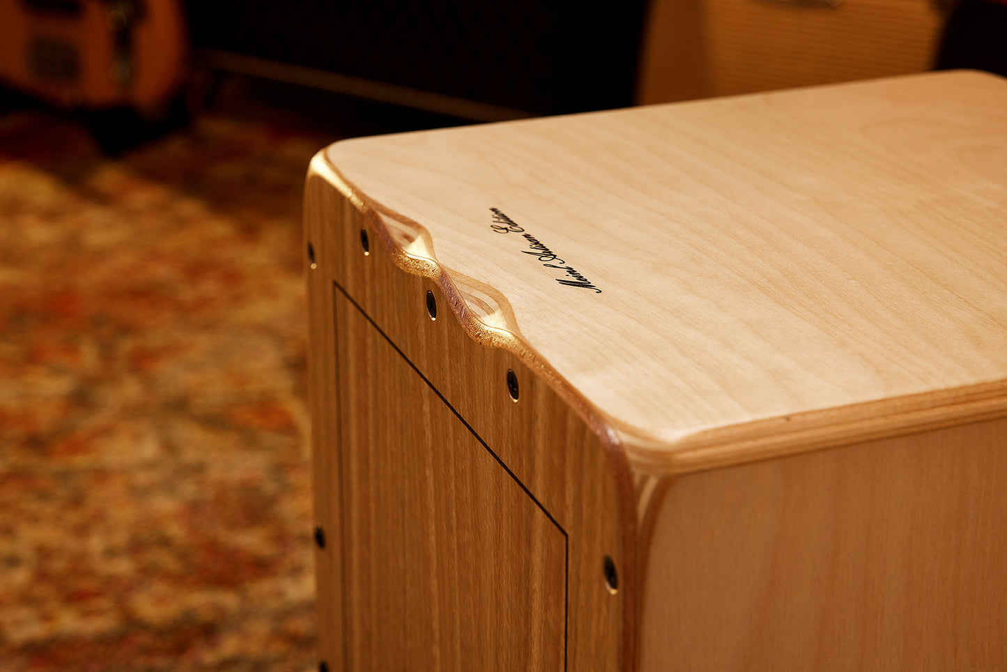 MEINL Percussion Artisan Edition Series String Cajon Tango Line - Light Eucalyptus
