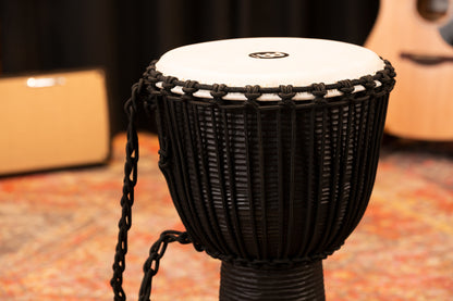 MEINL Percussion Headliner Rope Tuned Black River Series Djembe - 13"