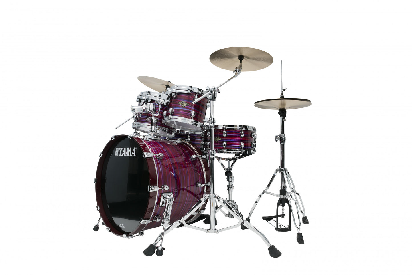 TAMA Starclassic Walnut/Birch Lacquer Shell Kit 4 pcs - Lacquer Phantasm Oyster/Chrome HW