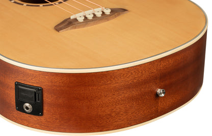 ORTEGA Deep Series Acoustic Bass 4-String Lefty - Medium Scale