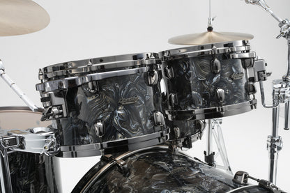 TAMA Starclassic Maple Duracover Wrap Rack Tom 10" x 7" - Charcoal Swirl/Black Nickel HW