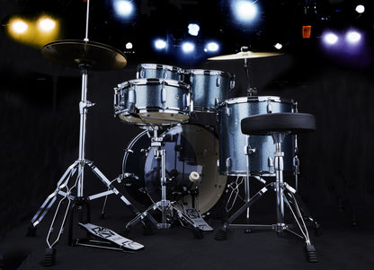 TAMA Stagestar Drum Set 5 teilig (22" BD) - Sea Blue Mist/Chrom HW + MEINL Cymbals BCS Cymbal Set