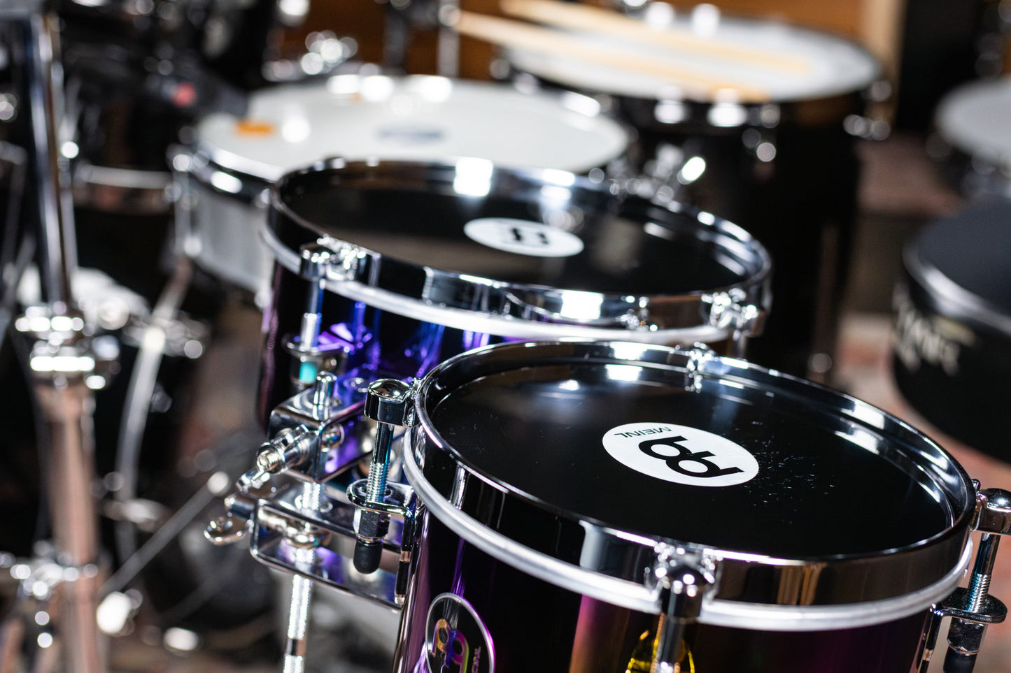 MEINL Percussion Spectrum Series Drummer Mini Timbales 8" + 10"