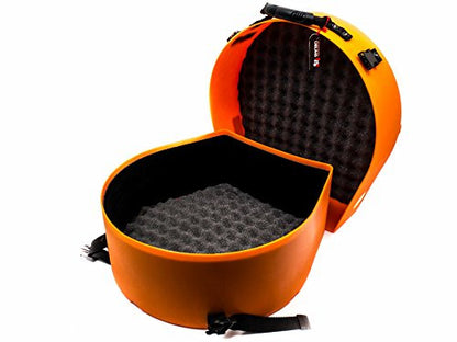 HARDCASE Snare Case 14" (5“ – 8“) - Orange / komplett gepolstert
