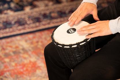 MEINL Percussion Headliner Rope Tuned Black River Series Djembe - 8"