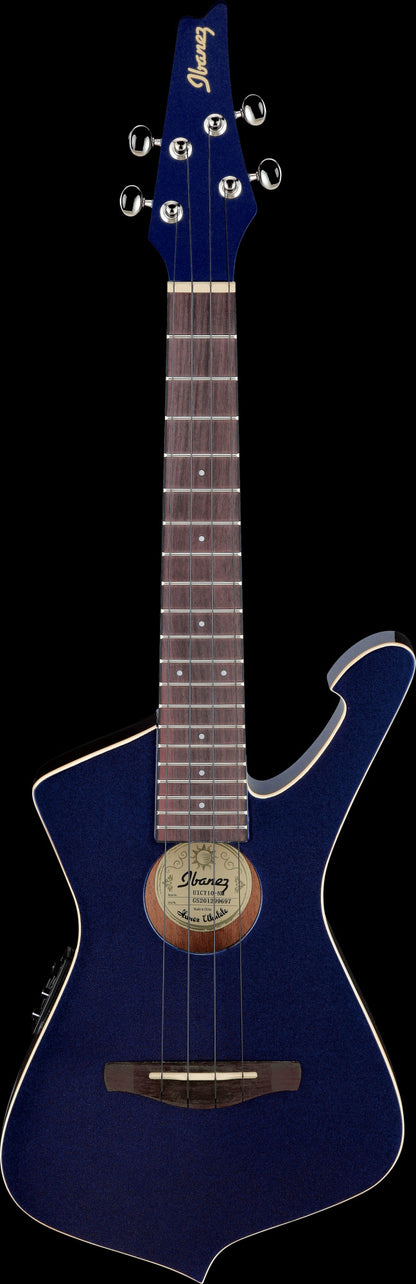 IBANEZ Iceman Tenor Ukulele 4-String - Midnight Metallic + Gigbag