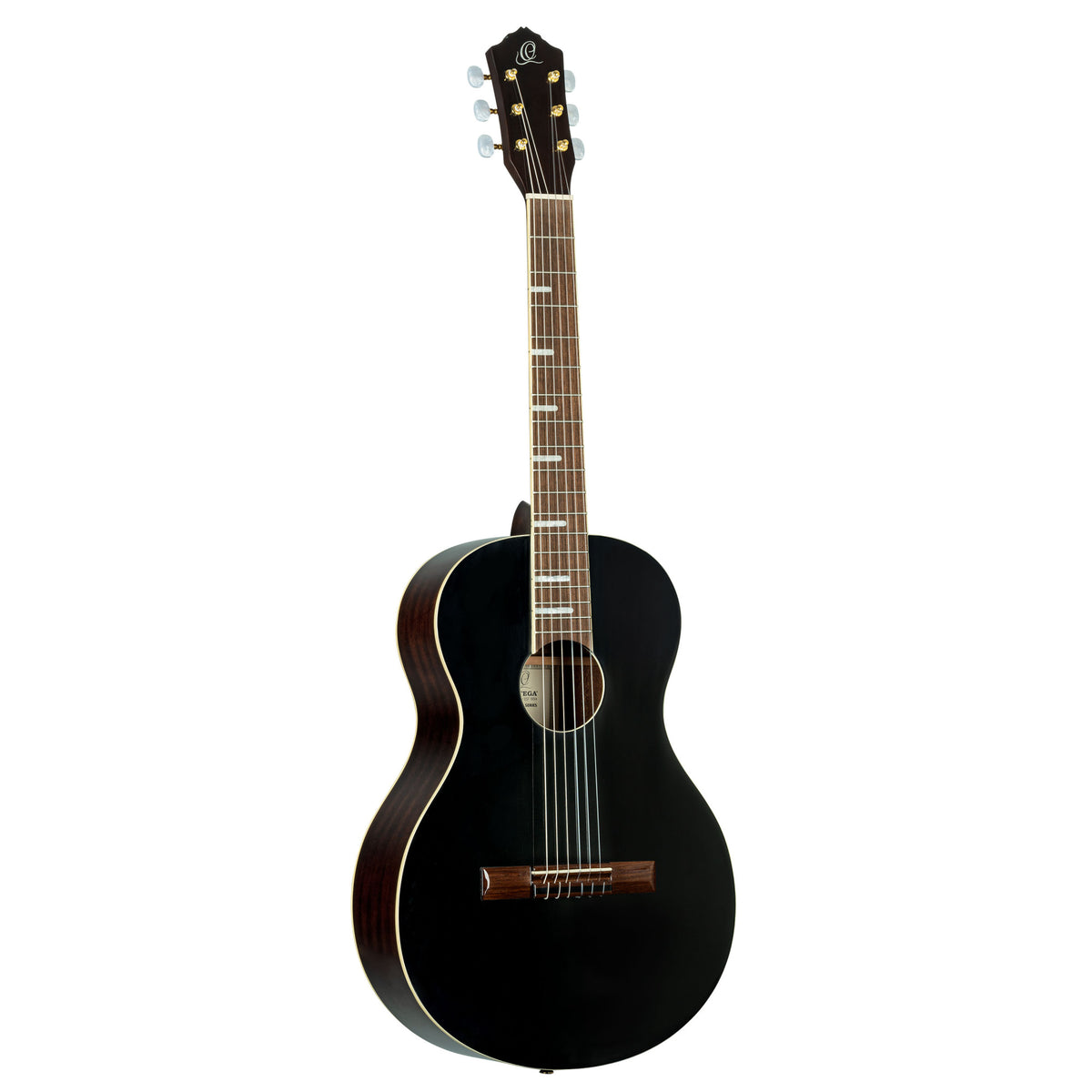 ORTEGA Ranger Series 4/4 Konzertgitarre 6-String - Black + Gigbag