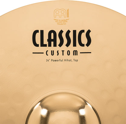 MEINL Cymbals Classic Custom Brilliant Powerful Hihat - 14"