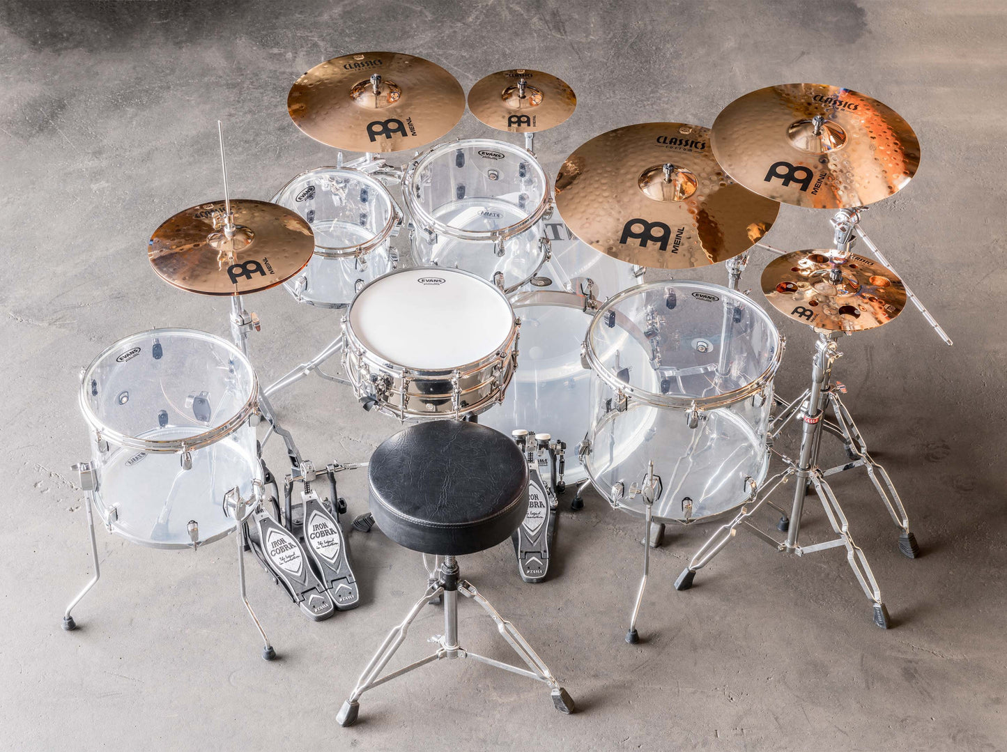 MEINL Cymbals Classics Custom Brilliant  Trash Stack - 12"