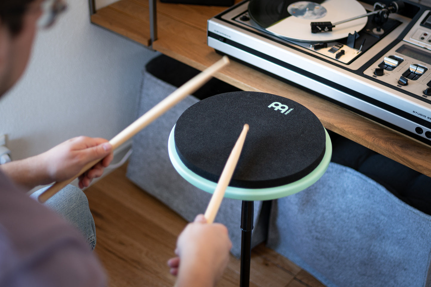 MEINL Cymbals Marshmallow Practice Pad 12" - Sea Foam