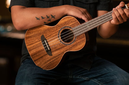 ORTEGA Timber Series Tenor Ukulele 4 String - Acacia Natural + Bag