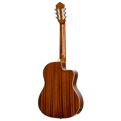 ORTEGA Family Series Pro 4/4 Konzertgitarre 6 String Lefty - Massive Fichte / Mahagoni Natur + Bag