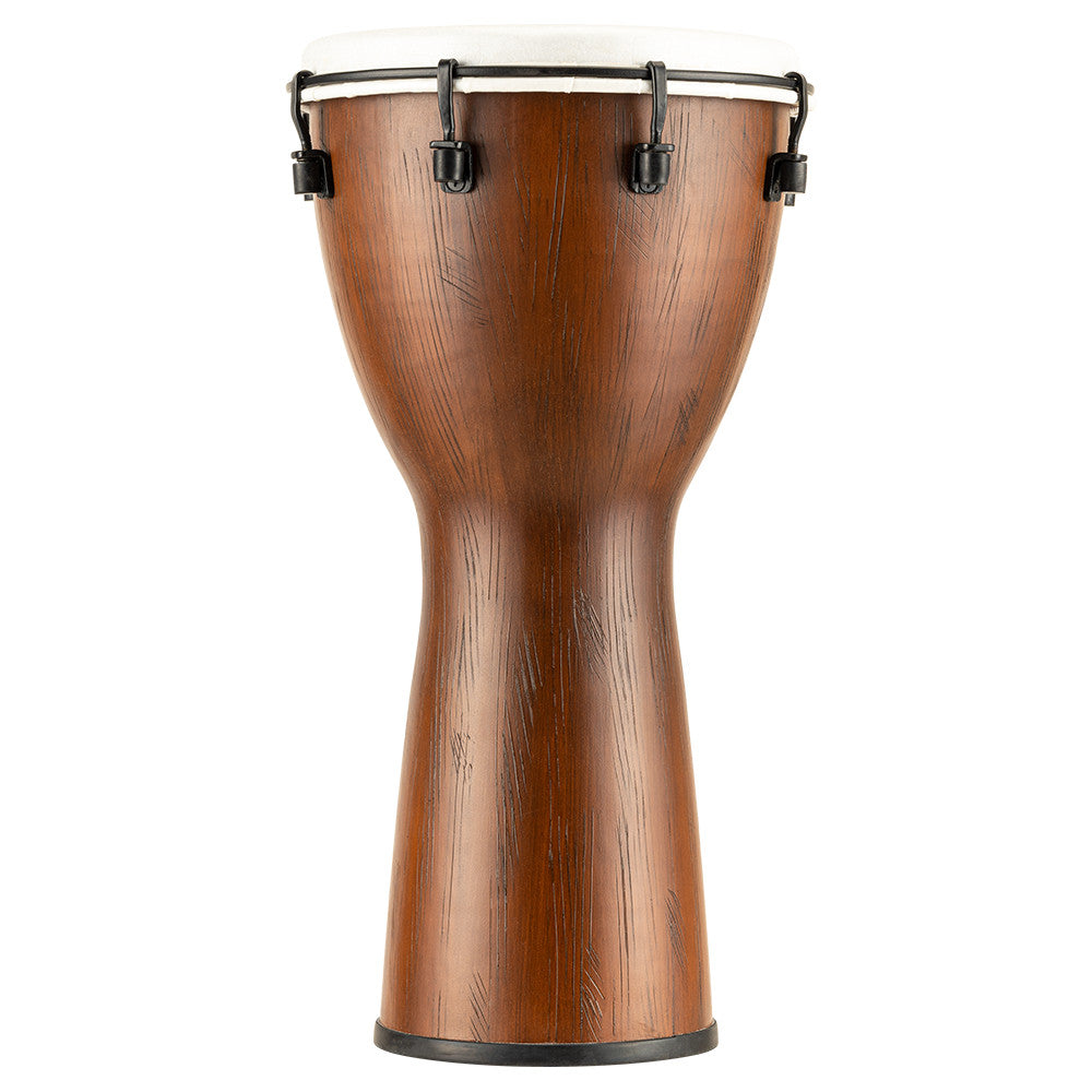 MEINL Percussion Alpine Series Synthetic Djembe - 10" Barnwood Finish