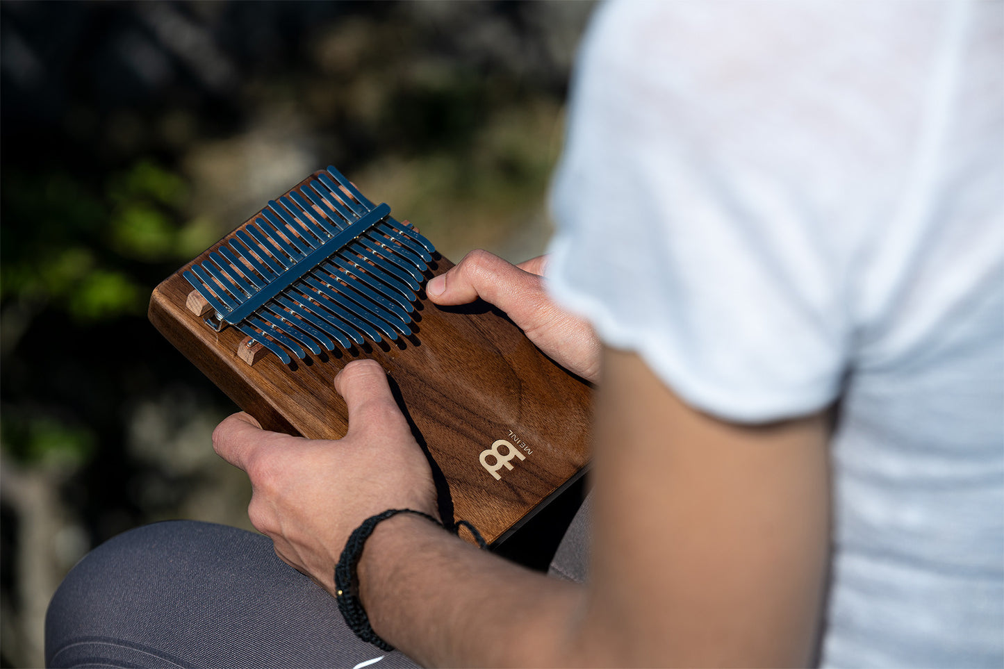 Meinl Sonic Energy Solid Kalimba, 17 Töne, schwarze Walnuss
