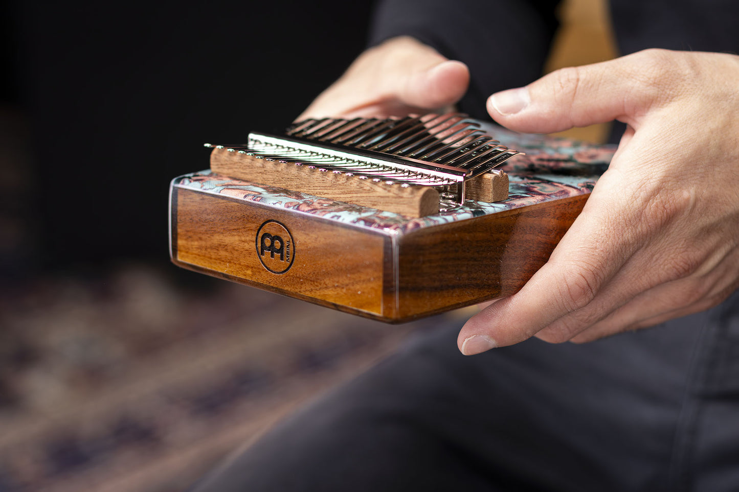 MEINL Percussion Sound Hole Designer Kalimba - Coral Reef