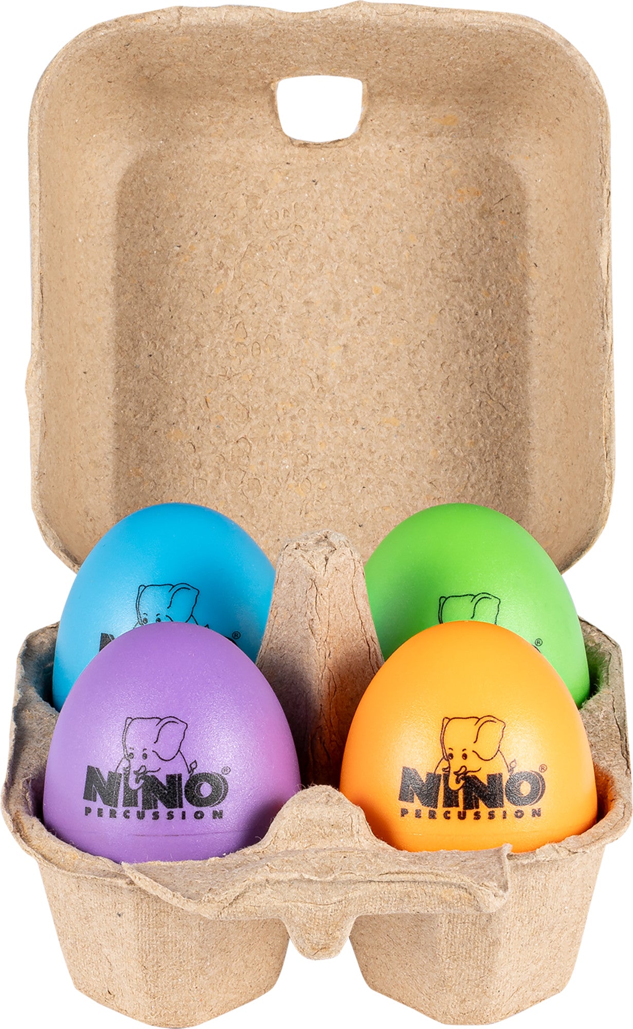 NINO Percussion Egg Shaker Box - 4 teilig