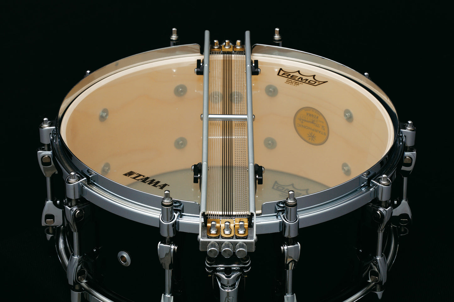 TAMA STARPHONIC Maple Bravura Concert Snaredrum 14" x 6" - Gloss Mocha Brown/Chrom HW