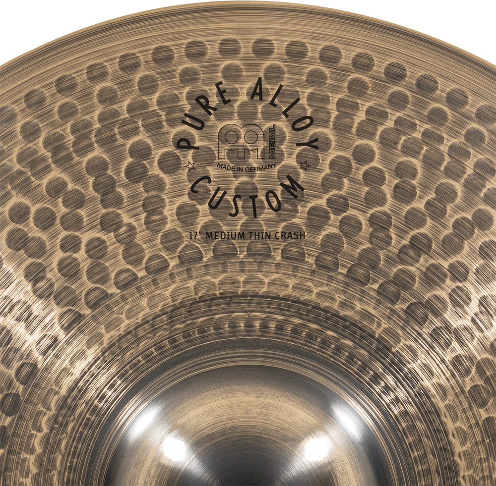 MEINL Cymbals Pure Alloy Custom Medium Thin Crash - 17"