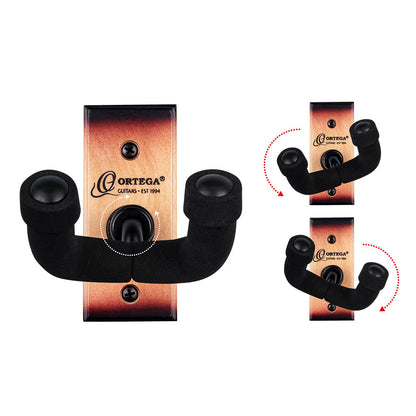 ORTEGA Guitar Wall Hanger - Tobacco Sunburst