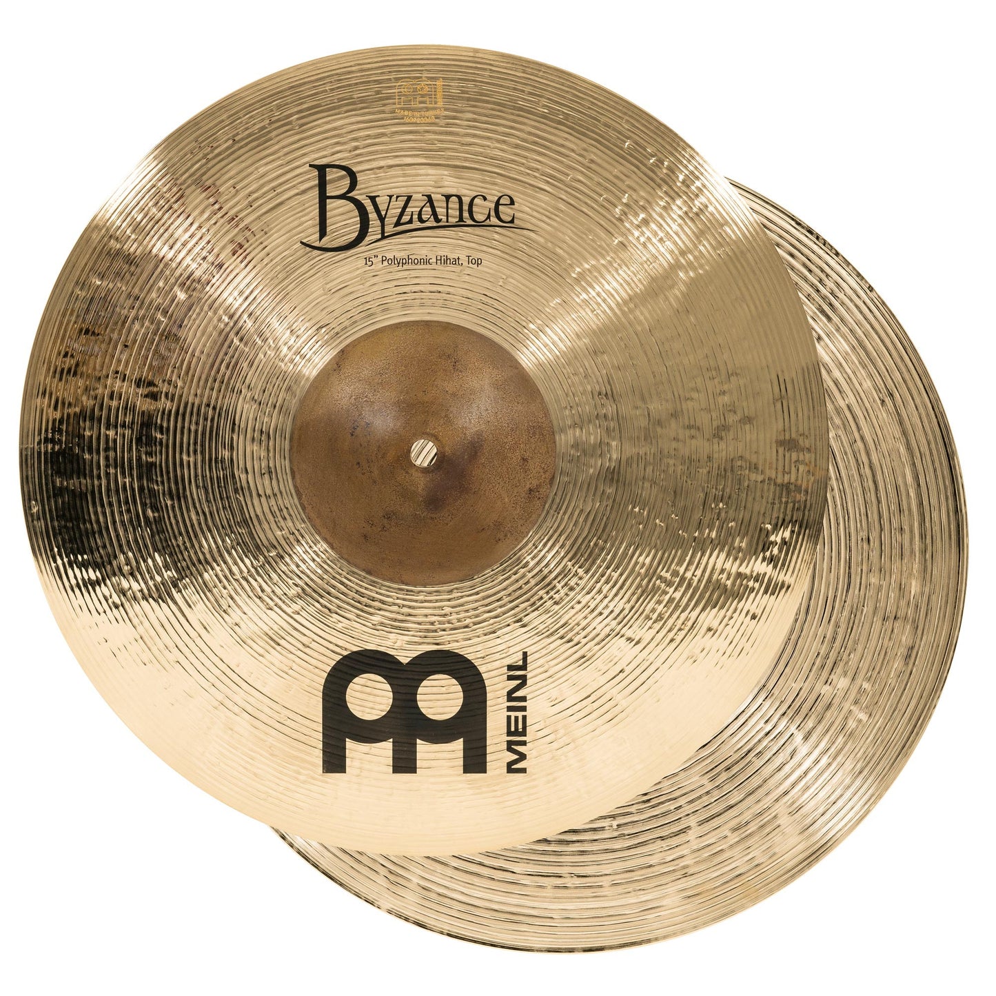 MEINL Cymbals Byzance Brilliant Polyphonic Hihat - 15"