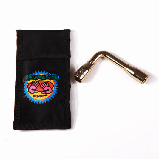 MEINL Percussion tuning key L shaped - gold 13 + 14 mm for congas